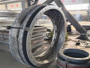 可澆筑非金屬膨脹節(jié)-高溫靶釘非金屬補償器-高溫耐磨柔性軟連接